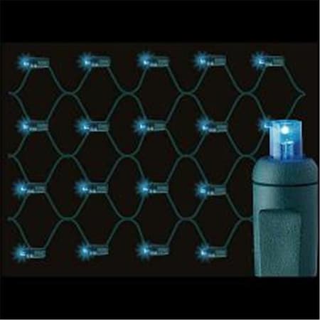 Reinders Reinders 134711-r Premium Grade 5mm LED Net Lights 100 Blue Holiday Lights String with Green Wire 134711-r